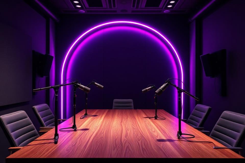 Eden podcast studio in Dubai