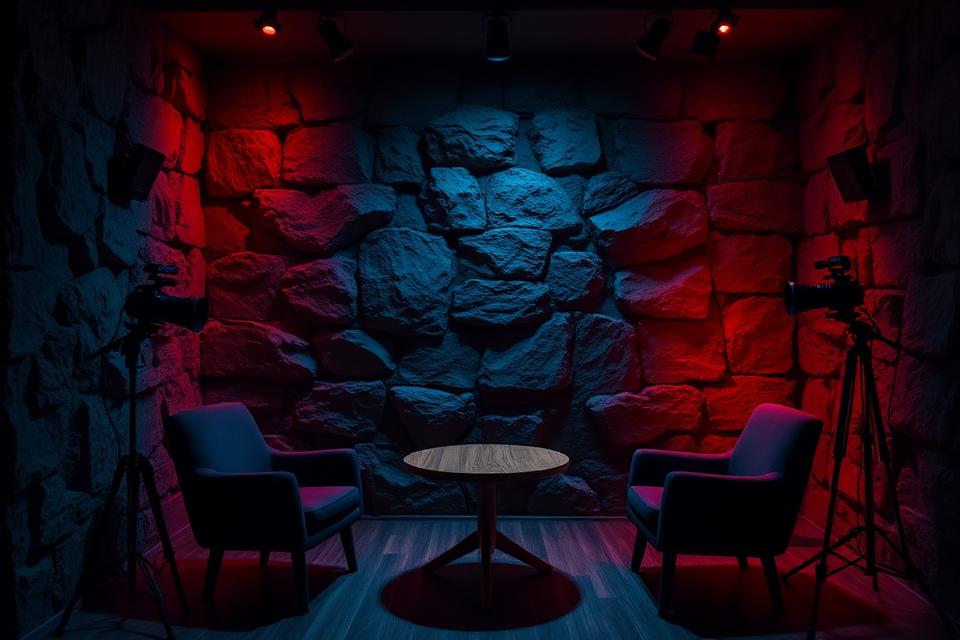 Edge podcast studio in Dubai